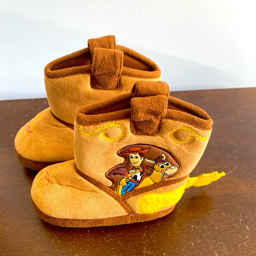 Toy Story cowboy boot slippers !